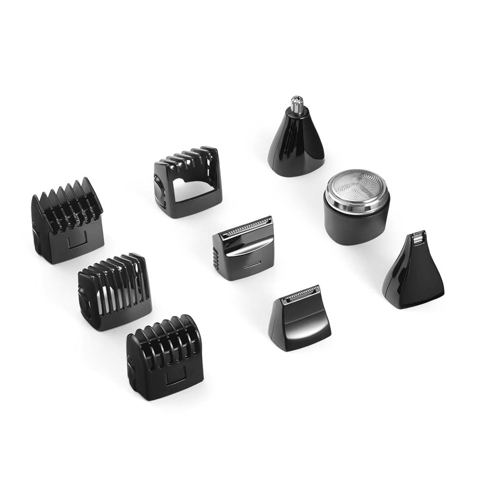 Aparador de Pelos Multigroom 9 em 1 Bivolt Preto - EB021