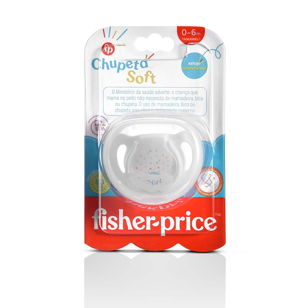 Chupeta Fisher Price First Moments Glow Tam. 1 com Case Esterilizador