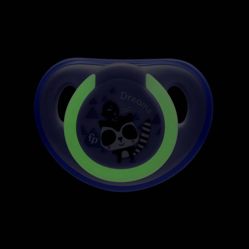 Chupeta Fisher Price Azul First Moments Glow Tam. 1 com Case Esterilizador