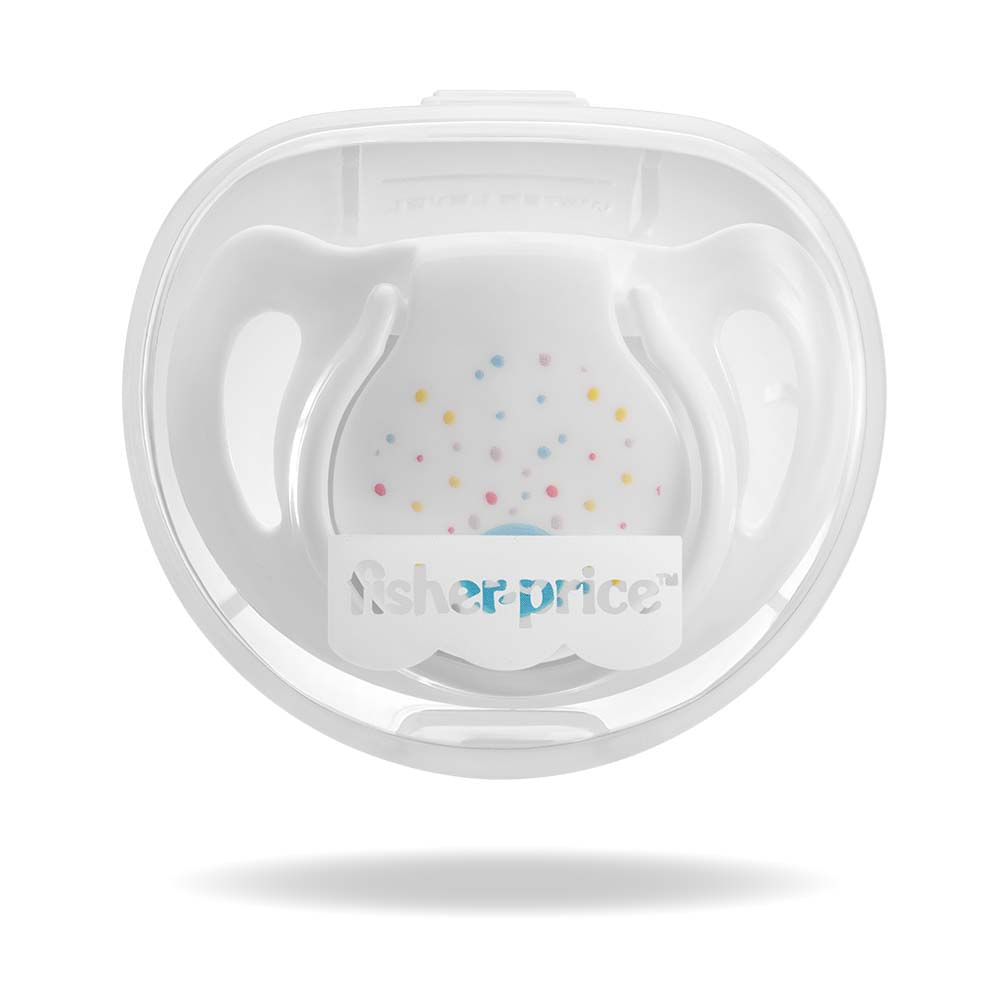 Chupeta Fisher Price First Moments Glow Tam. 1 com Case Esterilizador