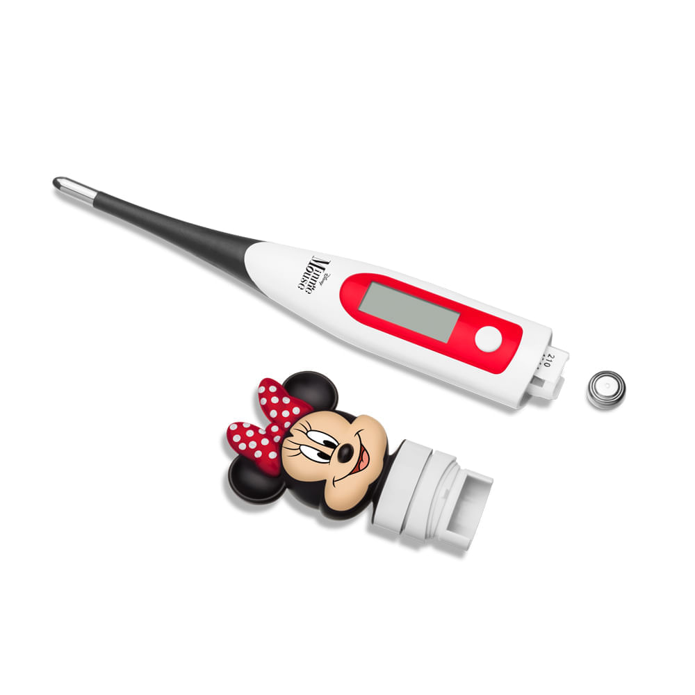 Termômetro Digital Minnie com Ponta Flexível Multilaser Saúde HC079