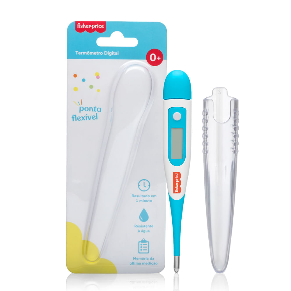 Termômetro Digital Fisher Price Com ponta Flexível