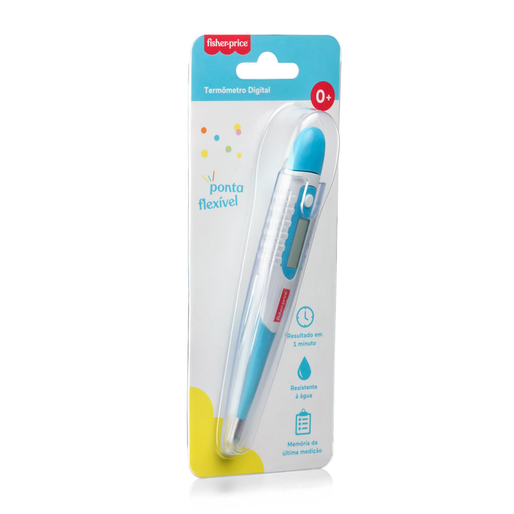 Termômetro Digital Fisher Price Com ponta Flexível