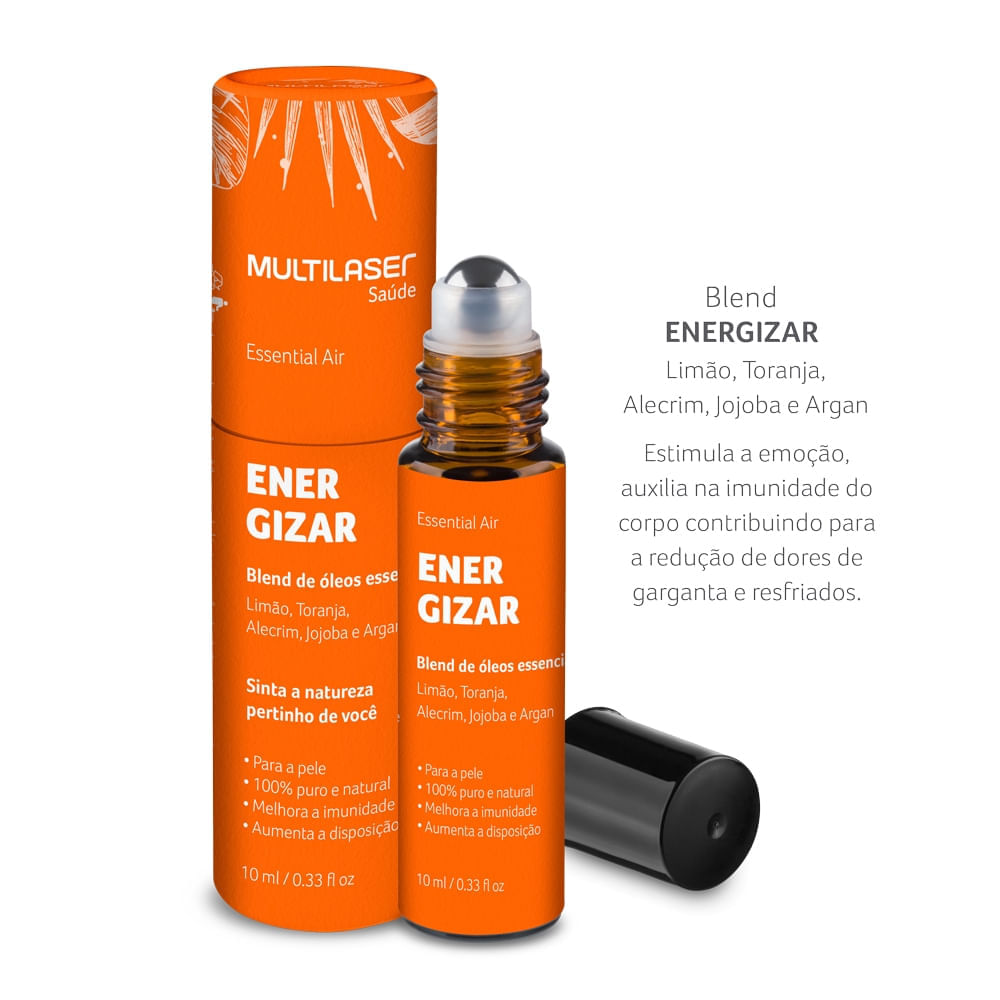 Óleo Essencial Roll-on Energizar Multi Saúde 10ml HC383