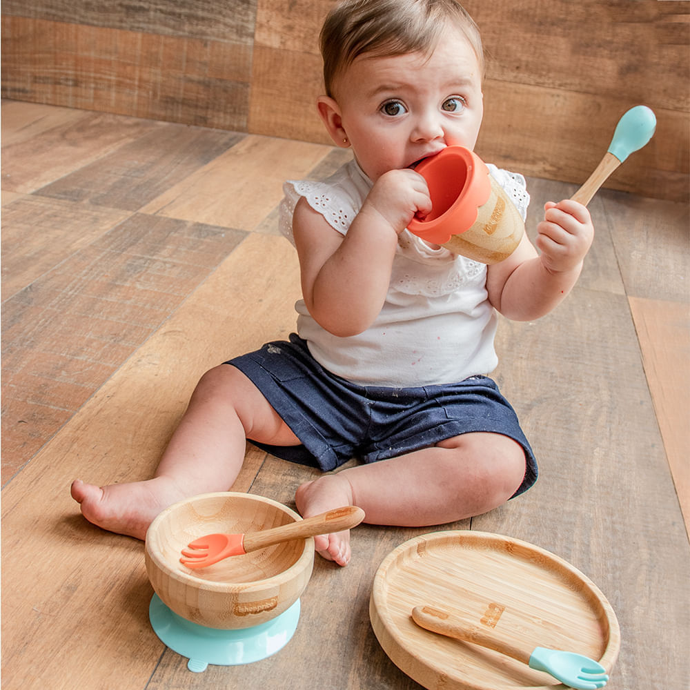 Garfo De Treinamento Fisher Price Silicone Rosa