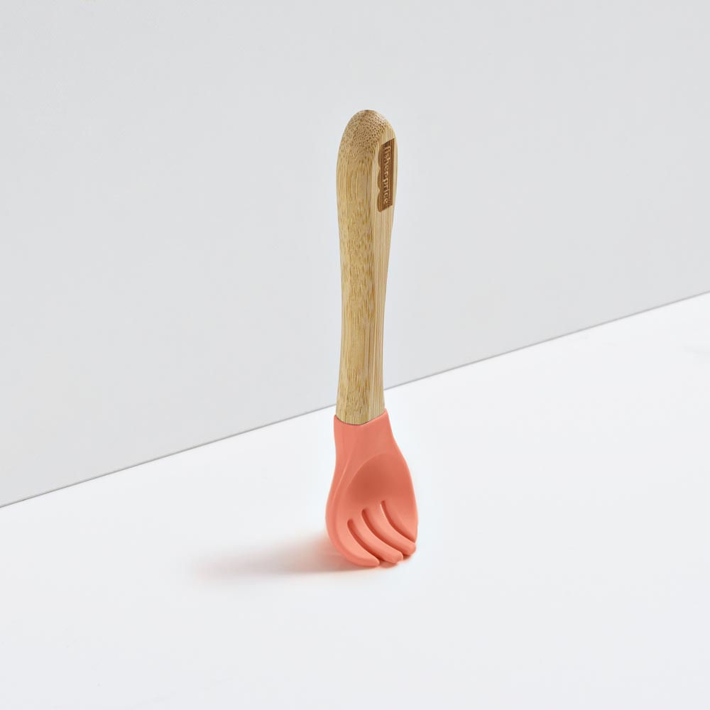 Garfo De Treinamento Fisher Price Silicone Rosa