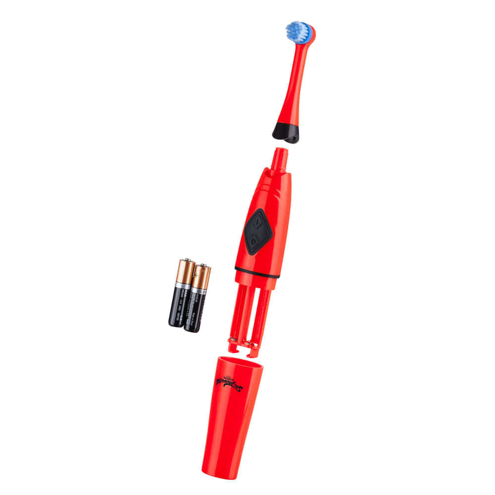 Escova Elétrica Rotacional infantil Lady Bug Miraculous HC428