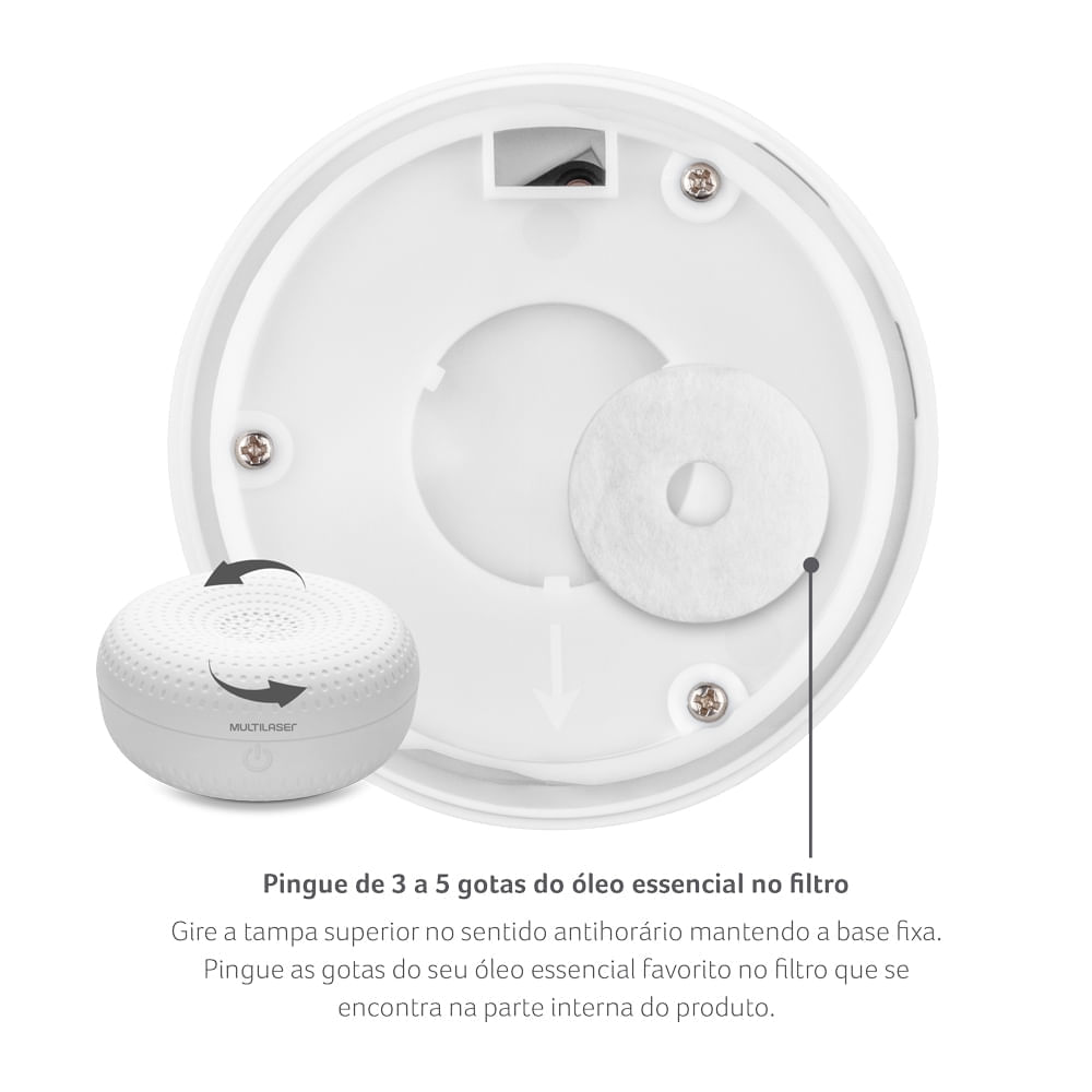 Difusor de Aromas Essential Dry Multi Saúde HC154