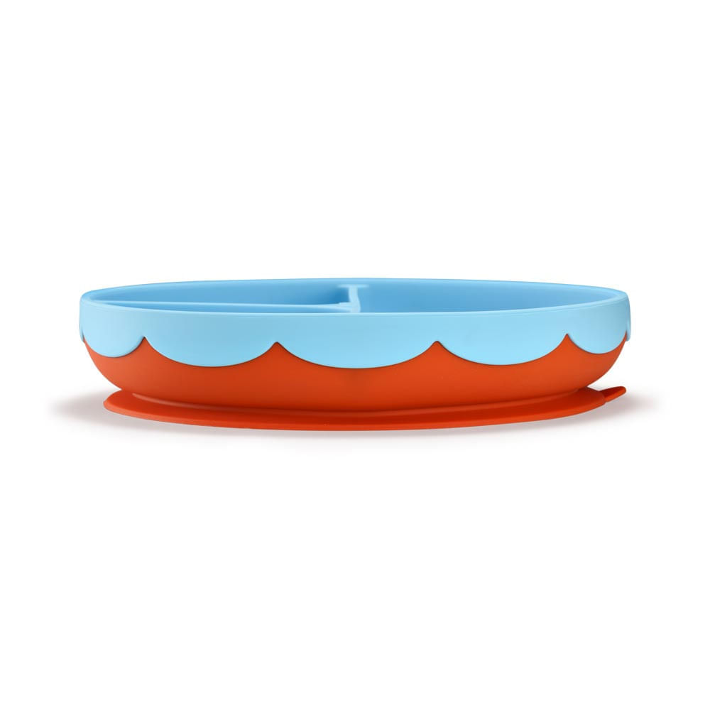 Prato de Silicone com Ventosa Fisher Price Azul