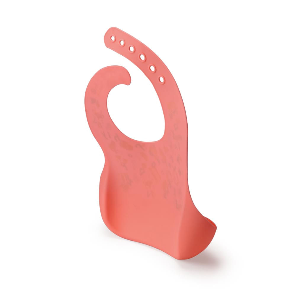 Babador Em Silicone Fisher Price Coral