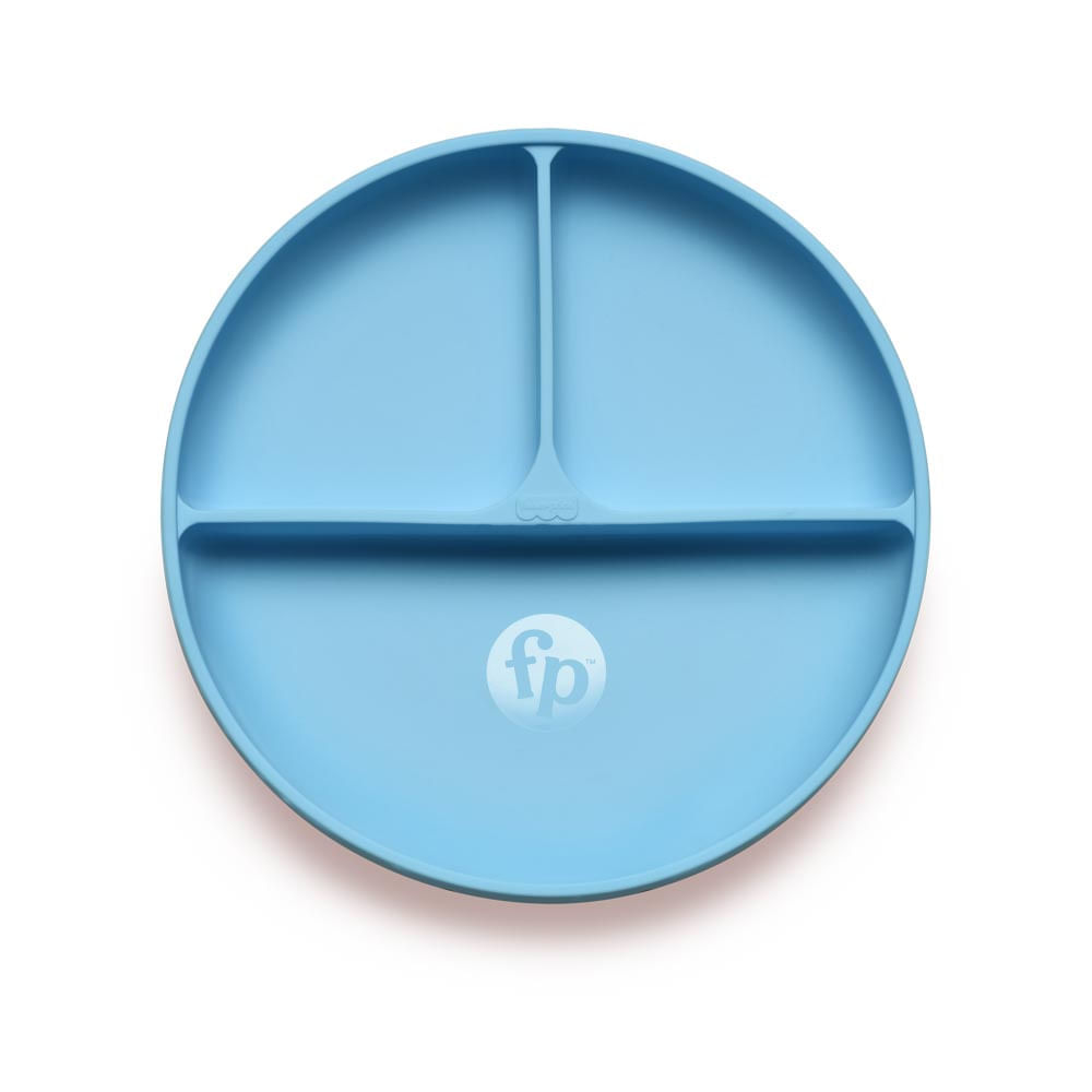 Prato de Silicone com Ventosa Fisher Price Azul