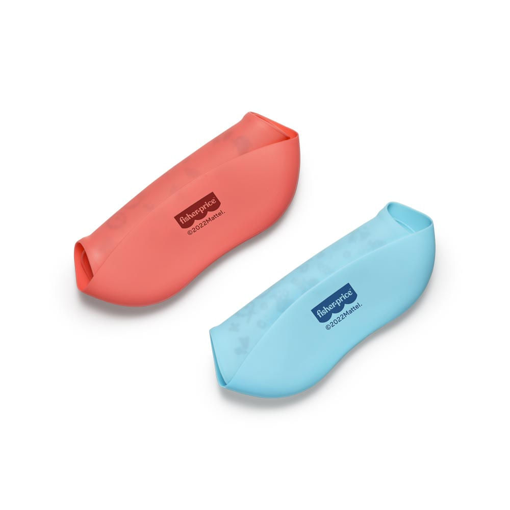 Babador Em Silicone Fisher Price Coral