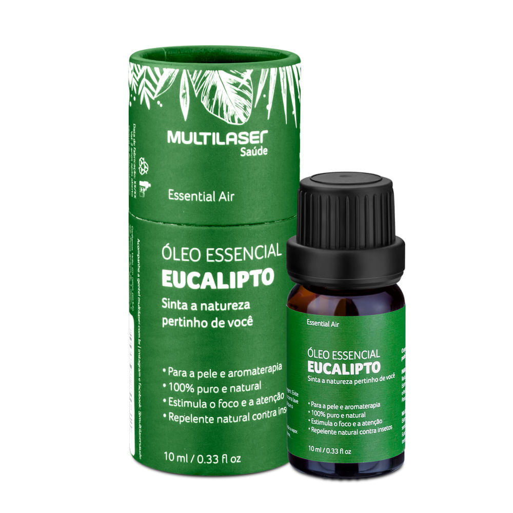 Óleo Essencial de Eucalipto 10 ml Multi Saúde HC128