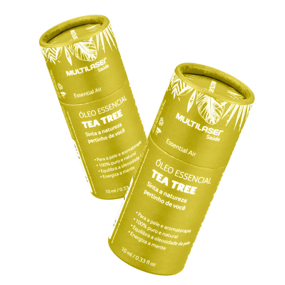 Óleo Essencial de Tea Tree Multilaser Saúde Curar 10ml