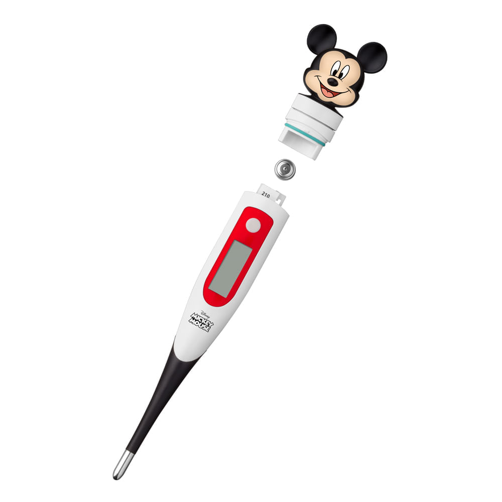 Termômetro Digital Mickey Disney com Ponta Flexível Multilaser Saúde HC078