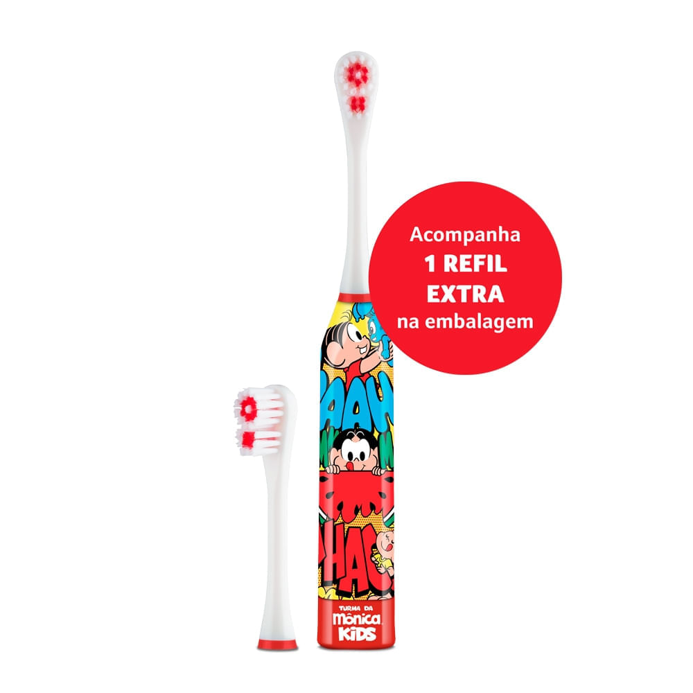 Escova Dental Elétrica Infantil Mônica Turma da Mônica Multi Saúde HC270