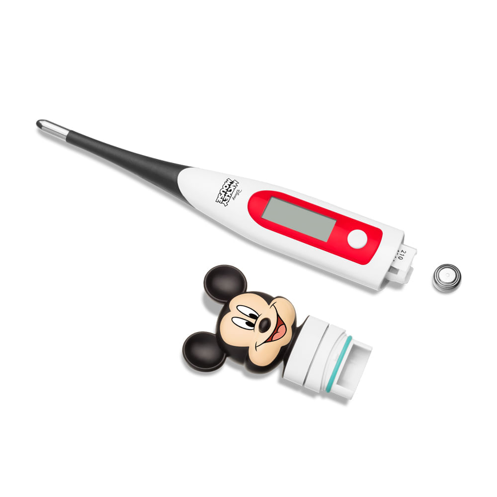 Termômetro Digital Mickey Disney com Ponta Flexível Multilaser Saúde HC078