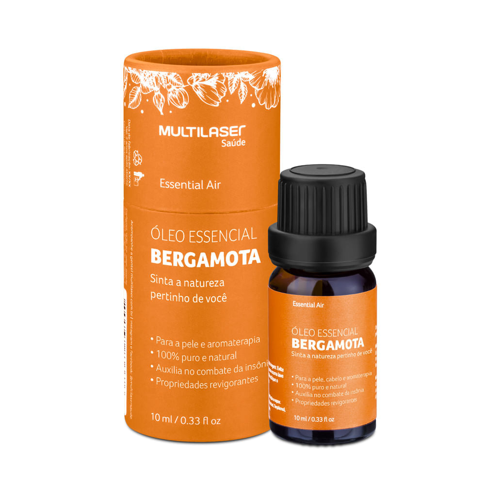 Óleo Essencial de Bergamota 10 ml Multi Saúde HC410
