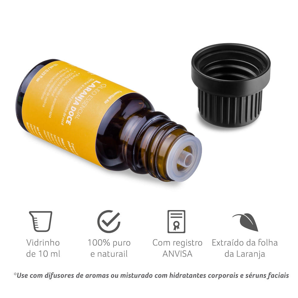 Óleo Essencial de Laranja Doce 10 ml Multi Saúde HC408