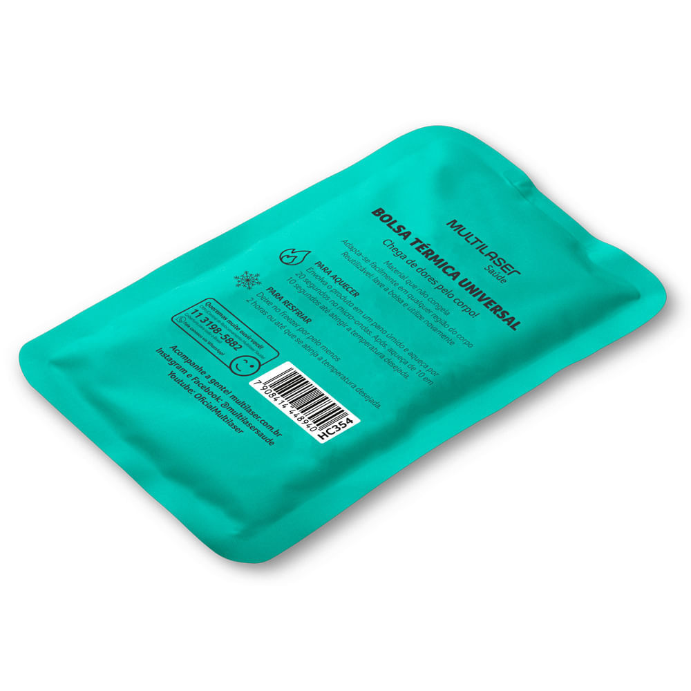 Bolsa Térmica Gel Multilaser Média Verde HC354