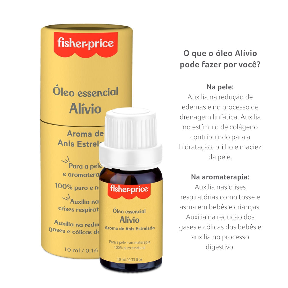 Óleo Essencial Alívio Anis Estrelado Fisher Price 10Ml