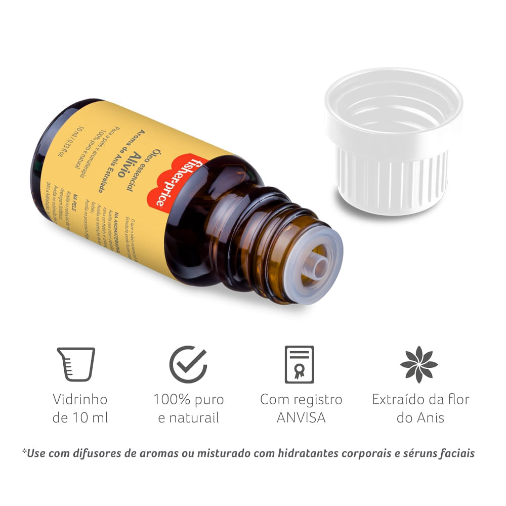 Óleo Essencial Alívio Anis Estrelado Fisher Price 10Ml
