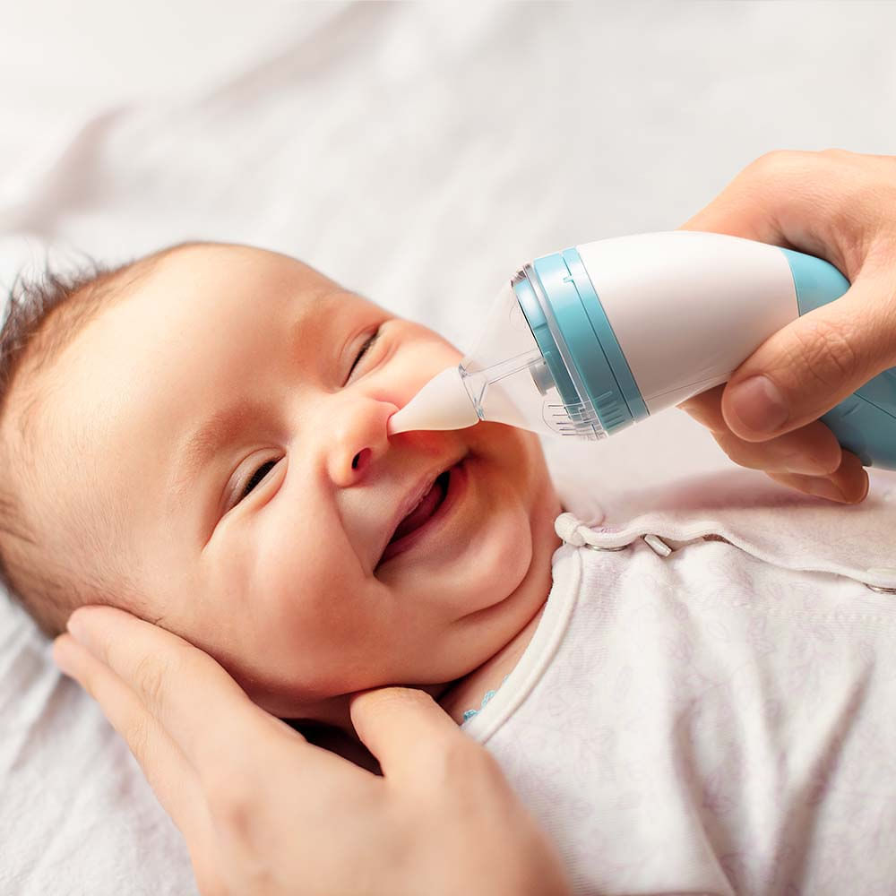 Aspirador Nasal Elétrico Azul Perfect Baby Multikids Baby BB1165