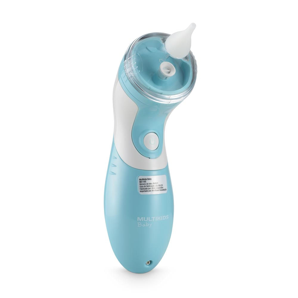Aspirador Nasal Elétrico Azul Perfect Baby Multikids Baby BB1165