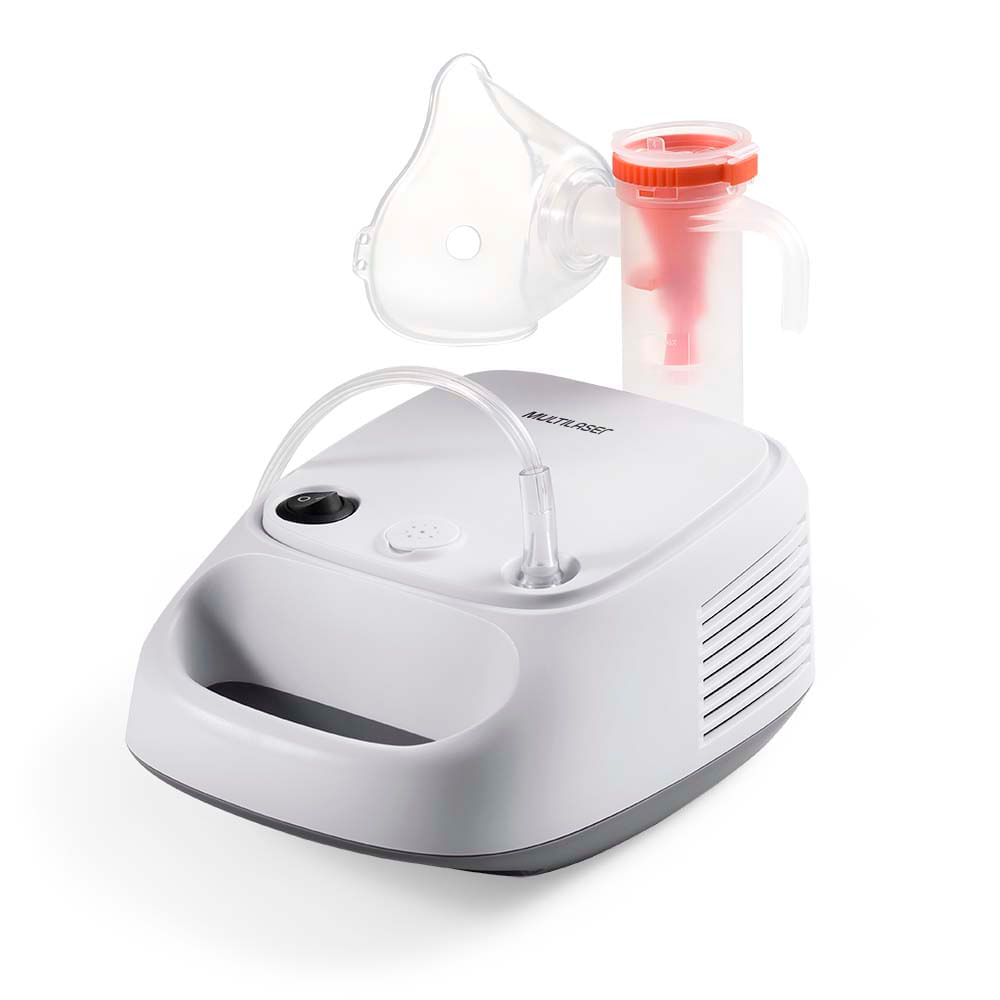 Kit Inalador Compressor NebPlus E Oxímetro de Dedo Oxygen Multilaser