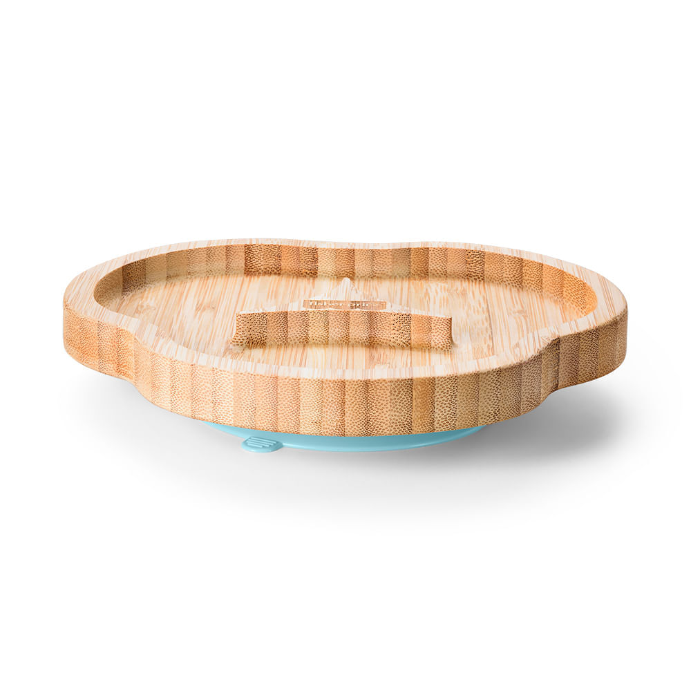 Prato Raso com Divisórias e Ventosa Fisher Price Azul