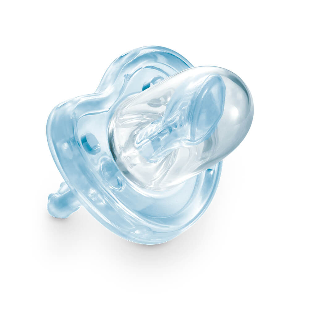 Chupeta 100% Silicone 0-6 meses Azul Multikids Baby BB036