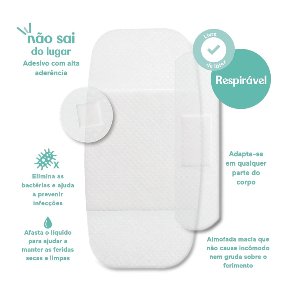 Curativo Transparente Fisher Price Caixa Com 30