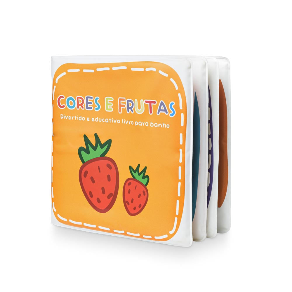 Livro De Banho Cores E Frutas Multikids Baby