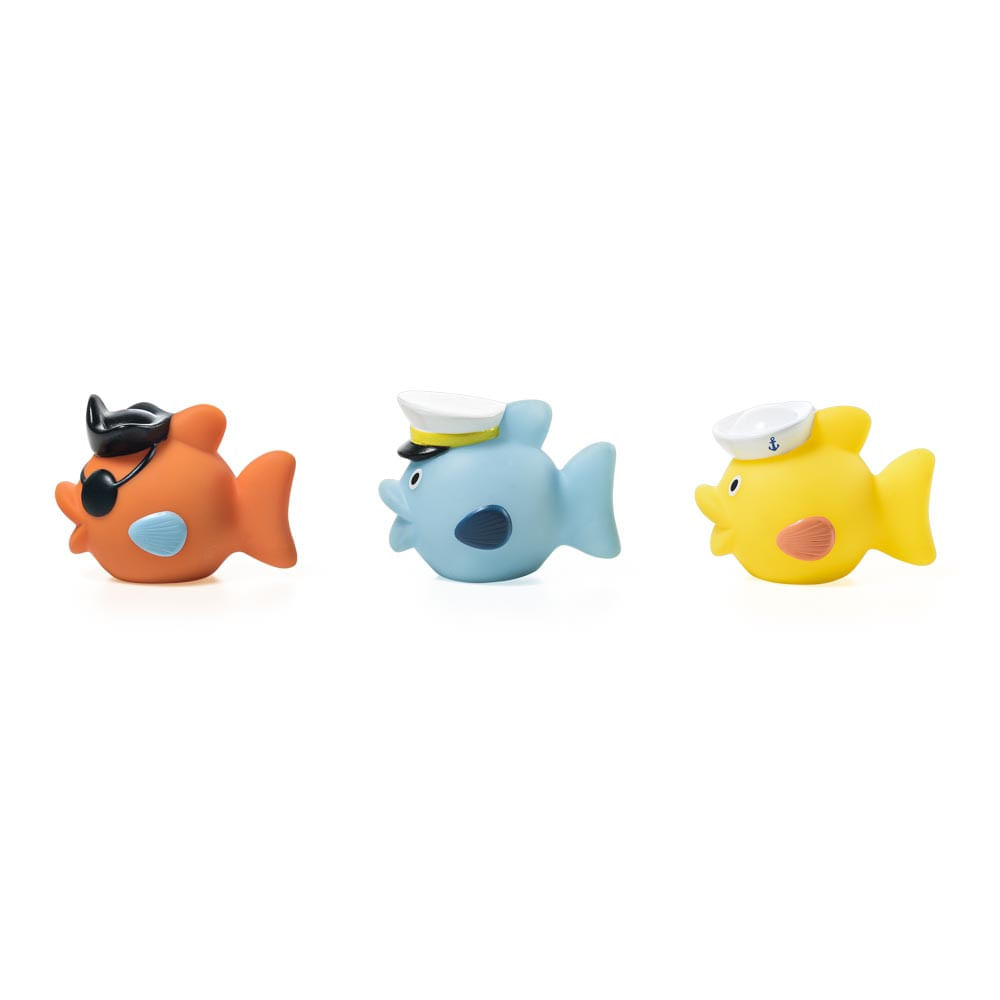 Kit Bubbles Crib Mates 3 Brinquedos que Esguicham Água + Barco +4m Multikids Baby BB1162