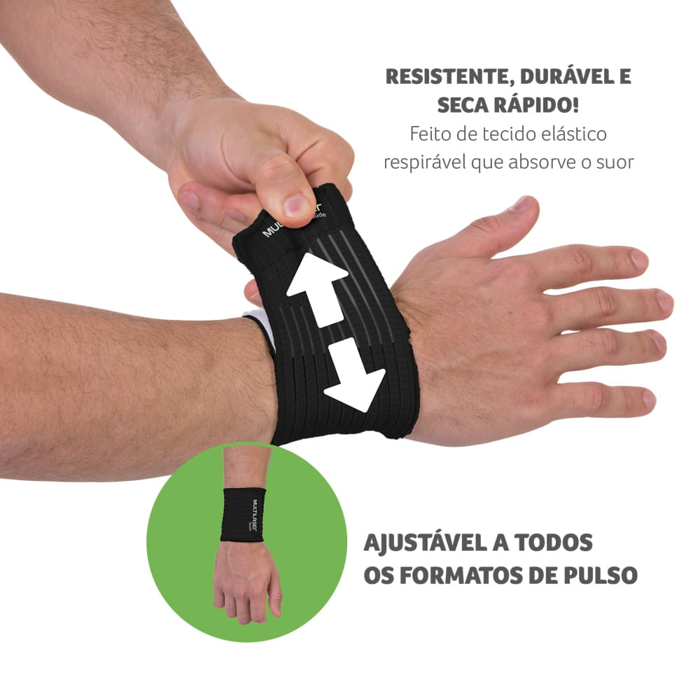 Munhequeira com Velcro Multilaser Saúde HC336