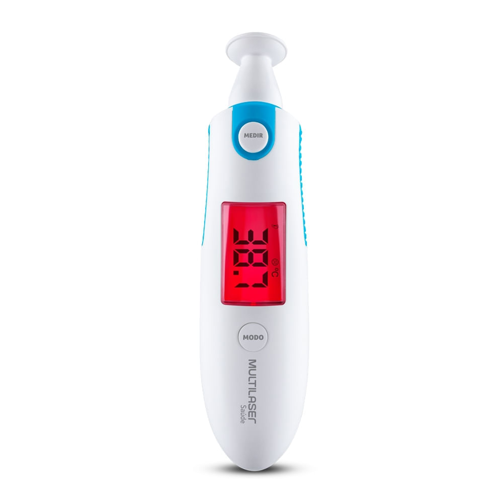 Termômetro Infravermelho Touch Care Multifunções Multilaser - HC498