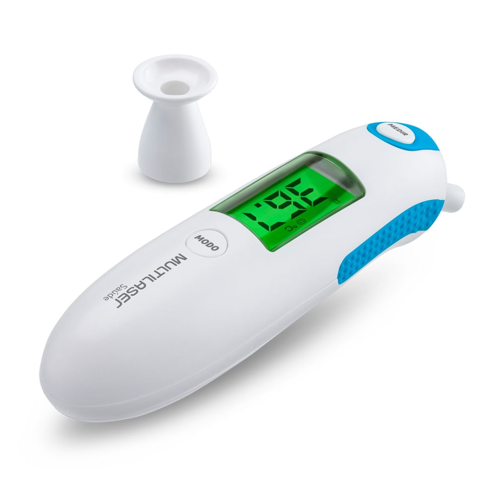 Termômetro Infravermelho Touch Care Multifunções Multilaser - HC498