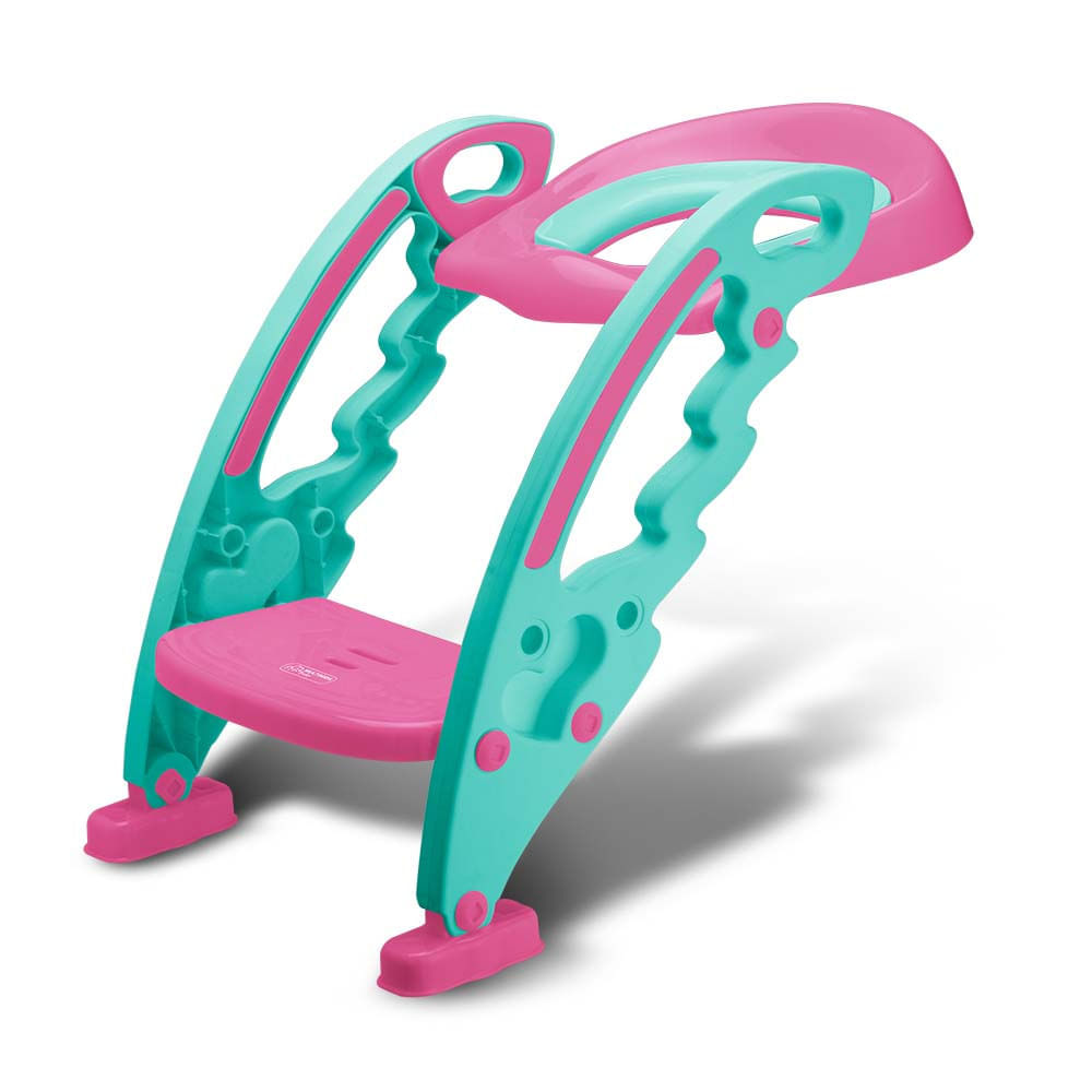 Redutor de Assento com Escada Step Potty Rosa 18+M Multikids Baby BB052