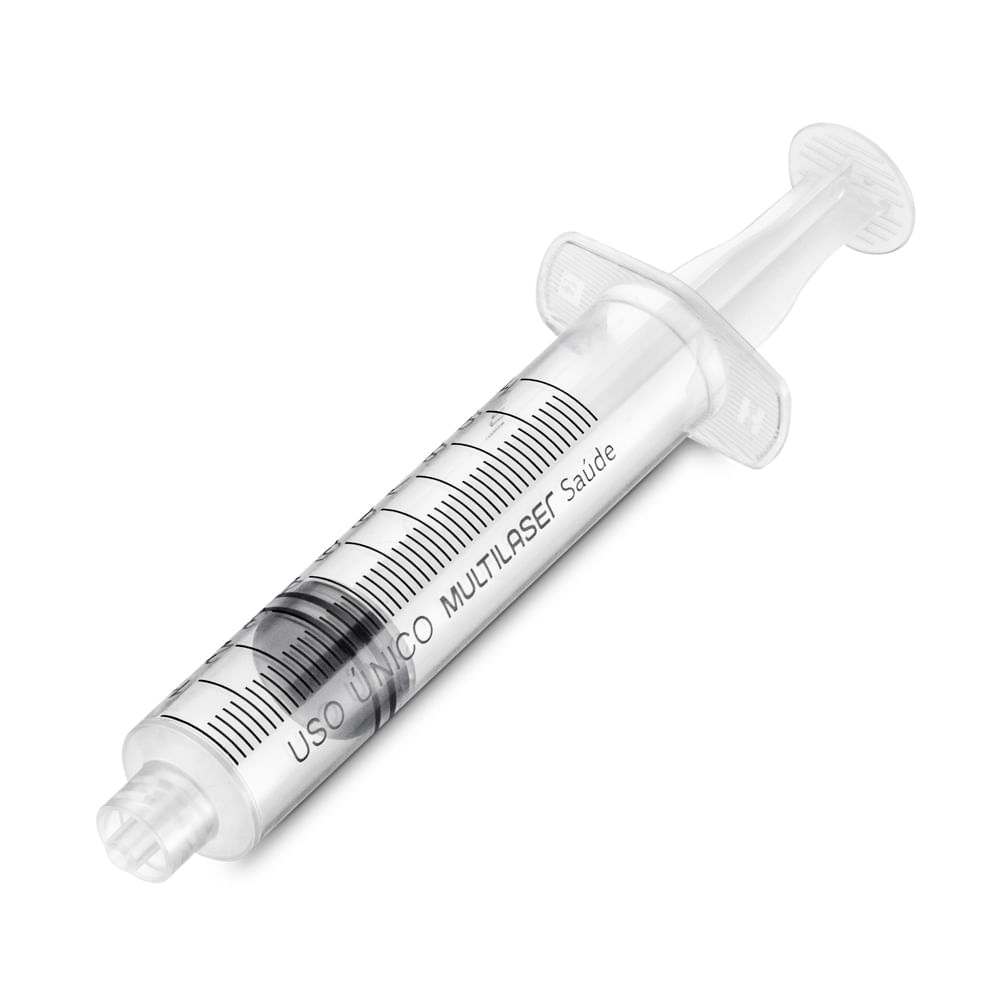 Seringa Luer Lock 10ml sem Agulha Caixa com 100 Unidades Multi Saúde HC453