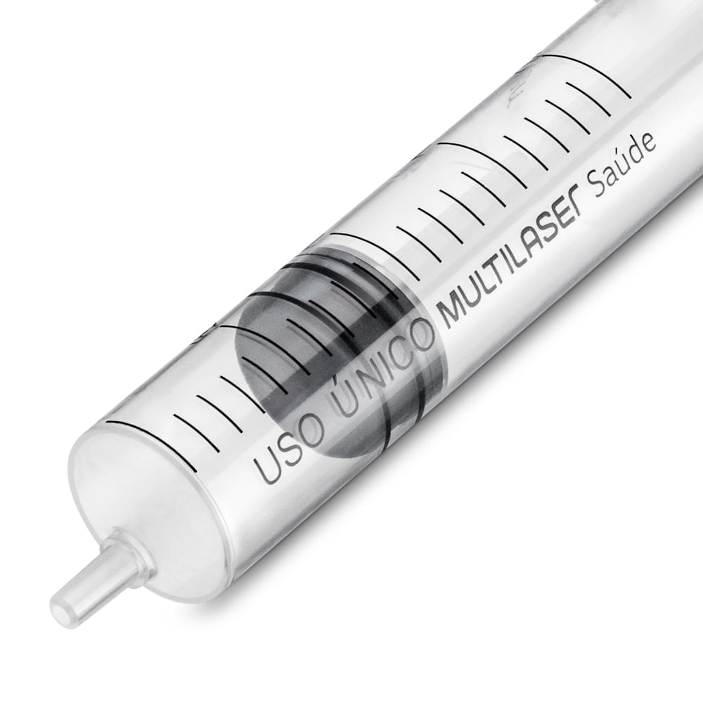 Seringa Luer Slip 20Ml Sem Agulha Com 50 Unidades Multilaser