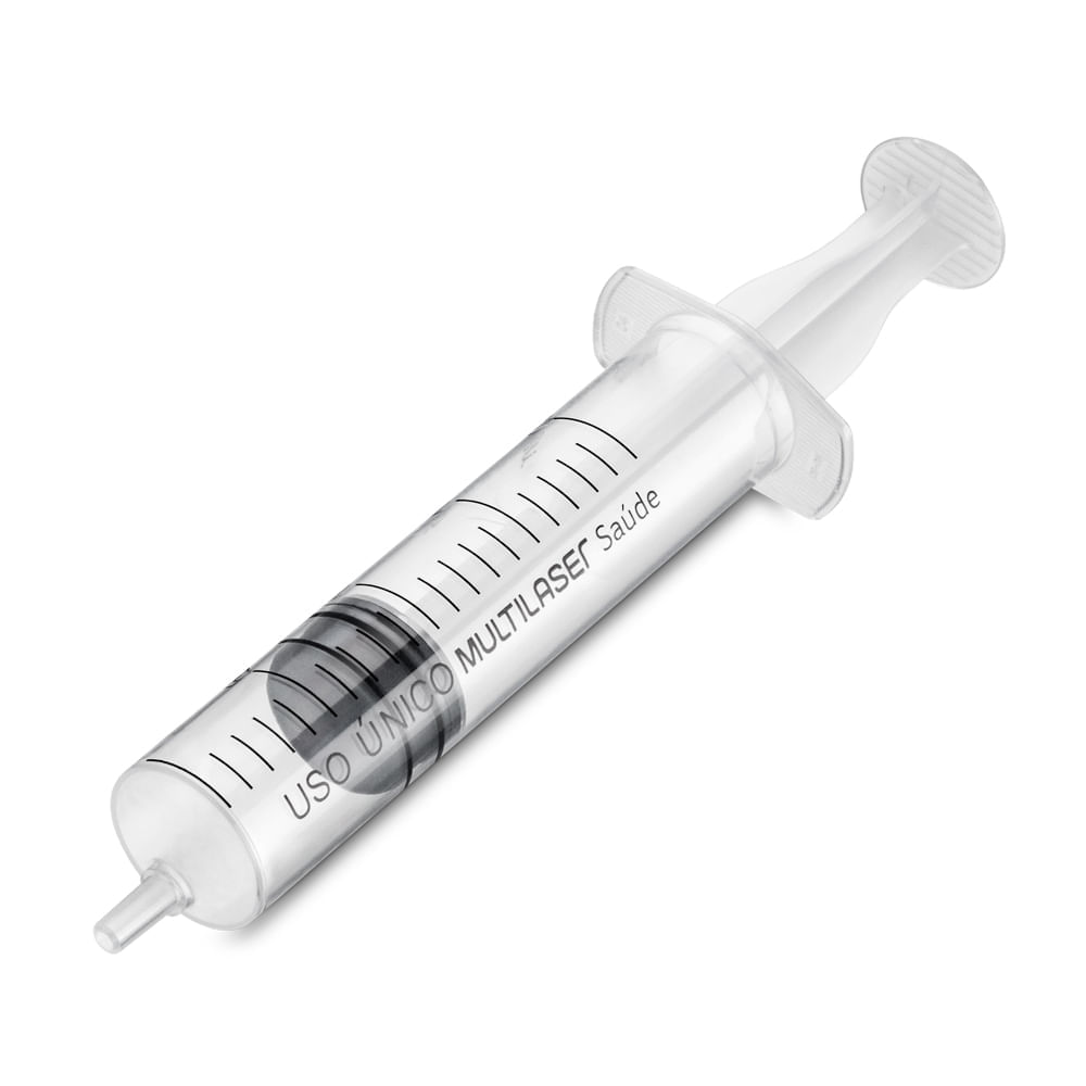 Seringa Luer Slip 20Ml Sem Agulha Com 50 Unidades Multilaser