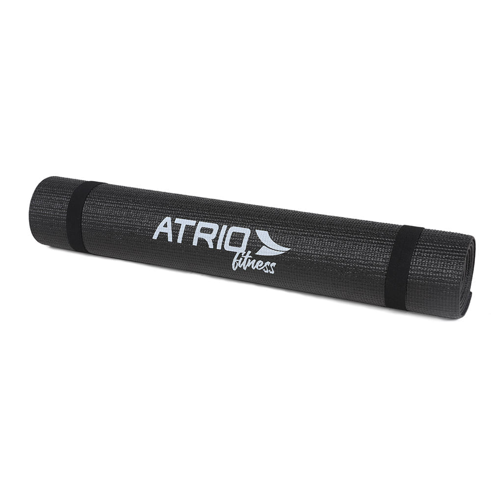 Tapete De Yoga Pvc Preto Atrio