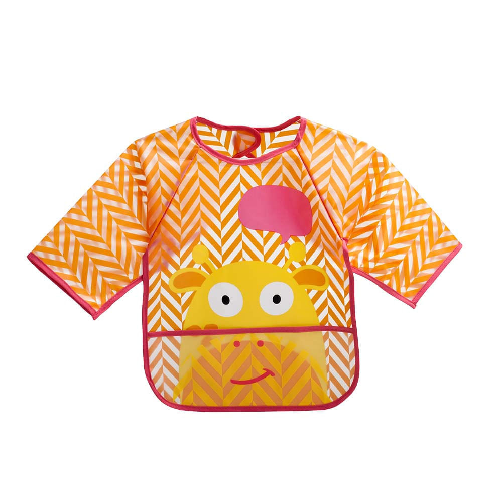 Babador Com Mangas Multikids Baby Girafa
