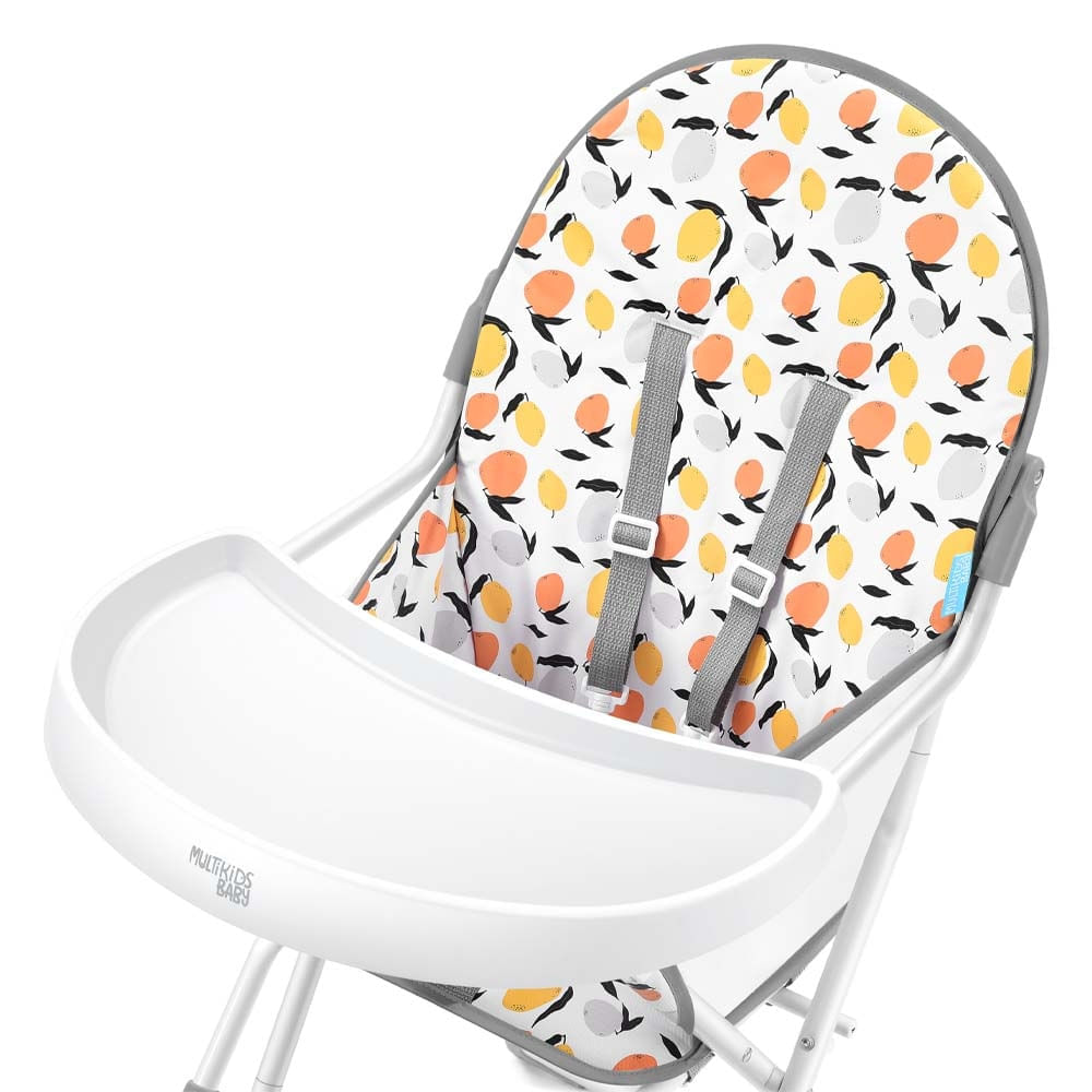 Cadeira De Alimentação Multikids Baby Alta Slim 6m-15Kg Cinza