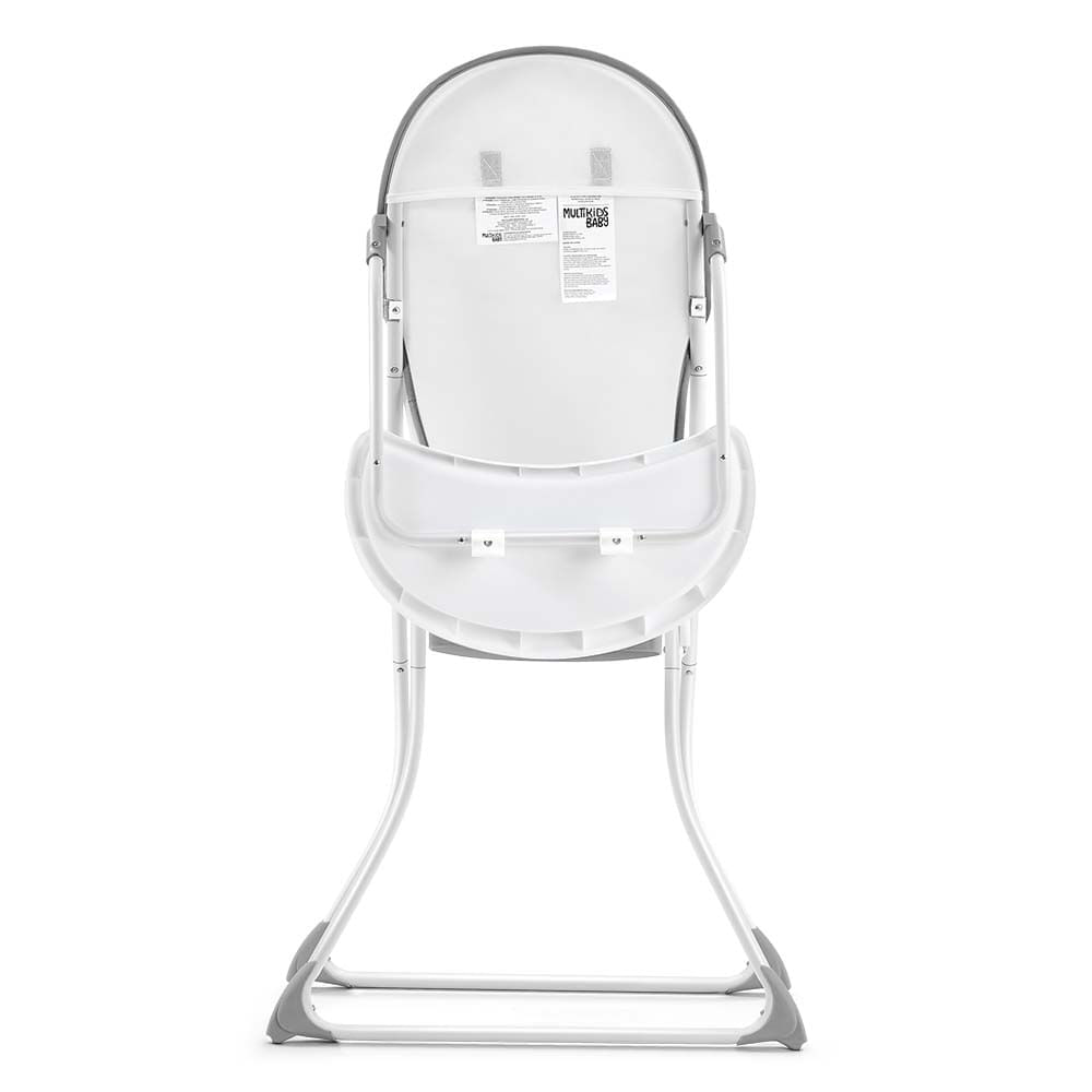 Cadeira De Alimentação Multikids Baby Alta Slim 6m-15Kg Cinza