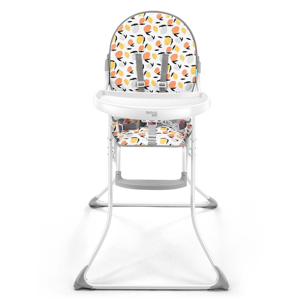 Cadeira De Alimentação Multikids Baby Alta Slim 6m-15Kg Cinza