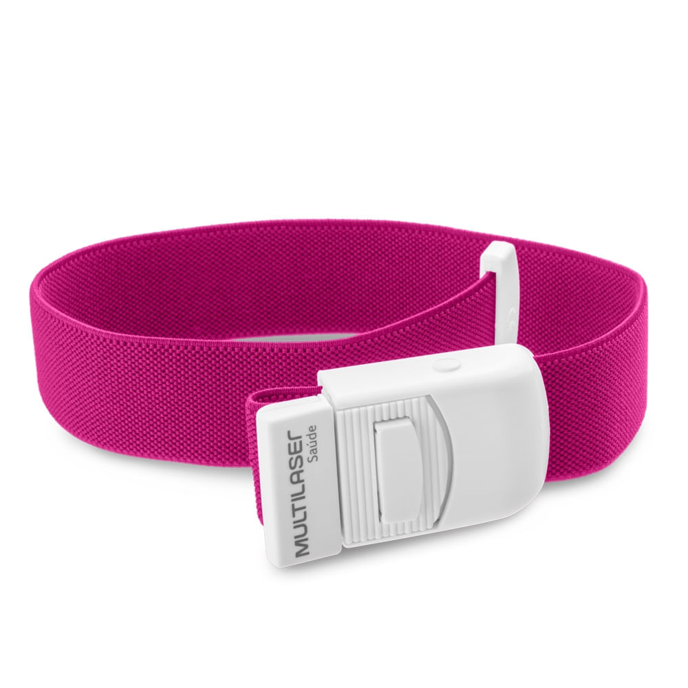 Garrote em Tecido Rosa 40cm Multilaser Saude - HC660