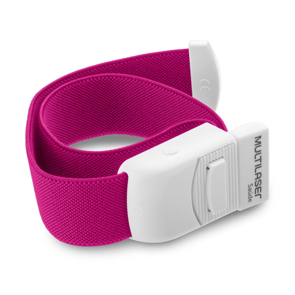 Garrote em Tecido Rosa 40cm Multilaser Saude - HC660