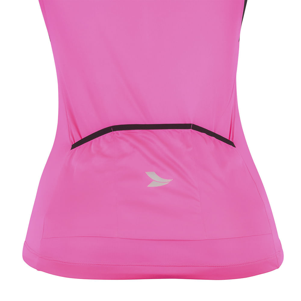 Camisa de Ciclismo Sport Rosa Feminina Tam. G Atrio