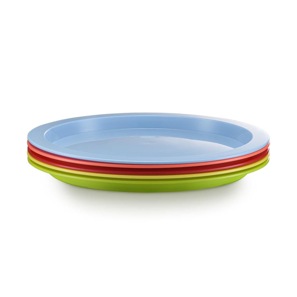 Kit Cinco Pratos Rasos Tossing Around Multikids Baby BB1073